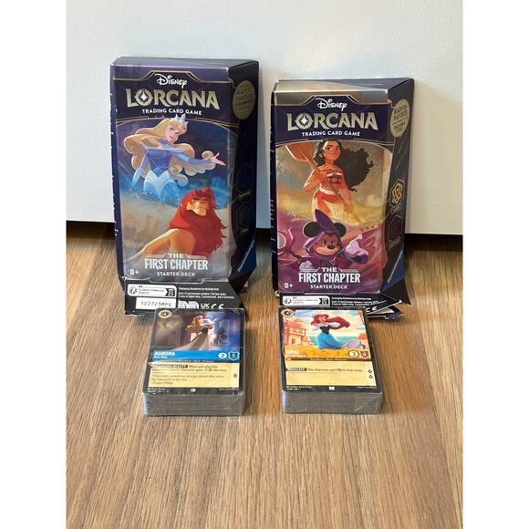 Disney Lorcana Two The First Chapter Starter Decks (No Boosters) - Picture 3 of 3